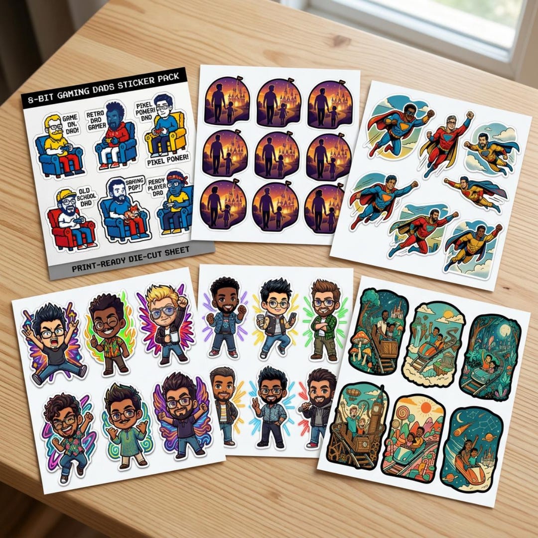 Dad Nerd Sticker Pack 2 - Etsy