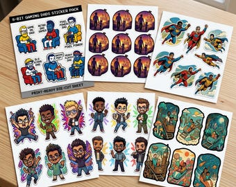 Dad Nerd Sticker Pack 2