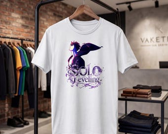 Solo Leveling Anime Shirt | Shadow Monarch Graphic Tee |