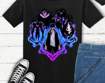 Solo Leveling Arise Sung Jin-Woo T-Shirt | Shadow Monarch Anime Graphic Tee