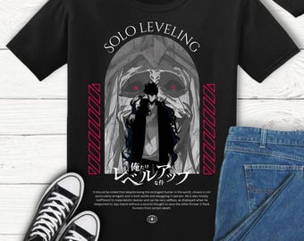 Solo Leveling Arise Sung Jin-Woo T-Shirt | Shadow Monarch Anime Graphic Tee