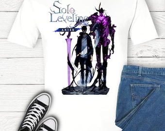Camiseta de Solo Leveling Arise Sung Jin-Woo / Camiseta gráfica de anime Shadow Monarch
