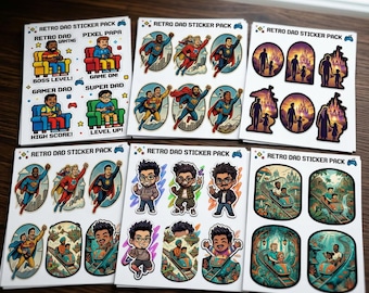 Dad Nerd Sticker Pack 3