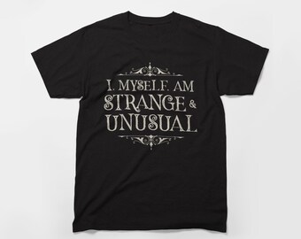 Extraña e inusual camiseta unisex de manga corta