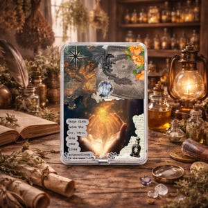 May include: A clear phone case featuring a collage design with a compass rose, dragon, map, and floral elements. The case includes the text "Carpe diem. Seize the day, boys. Make your lives extraordinary."