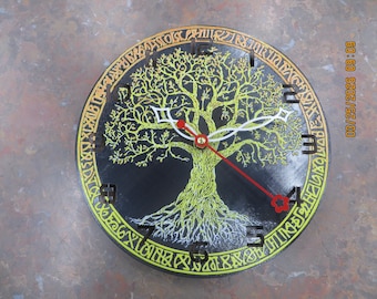 3D Baum des Lebens Uhr