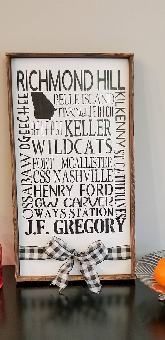 Savannah Ga Signsavannah Ga Wall Artsavannah Ga Wall Etsy