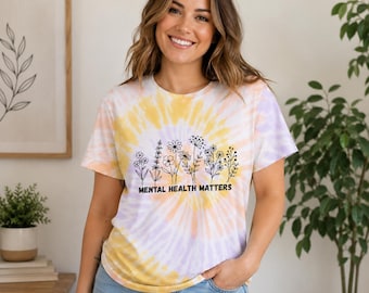 Mental Health Matters Tie Dye Tee