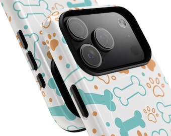Paw Print Dog Bone Phone Case