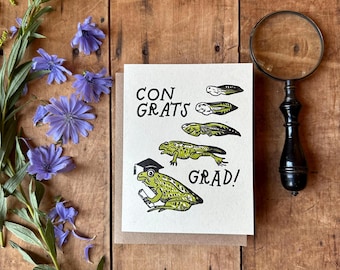 Happy Graduation Letterpress Card