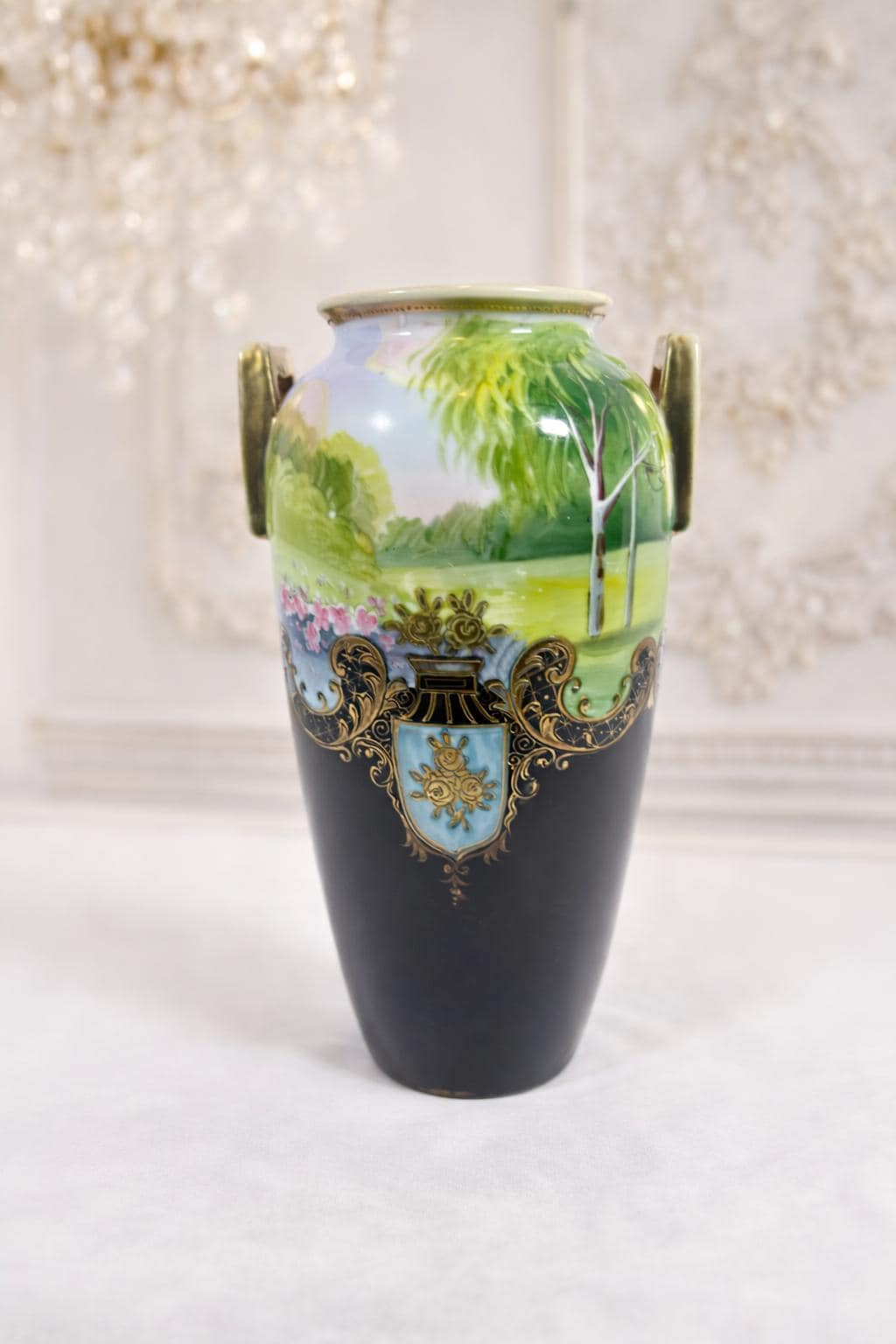 Japanese Vase Gold Green - Etsy
