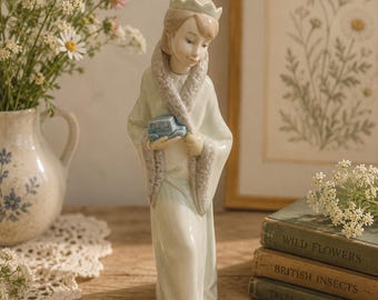 Vintage Lladro Gaspar Belen #4674 Födelsekungfigur DAISA 1977 Handgjord i Spanien Porslin Vise Man Jul Samlarobjekt