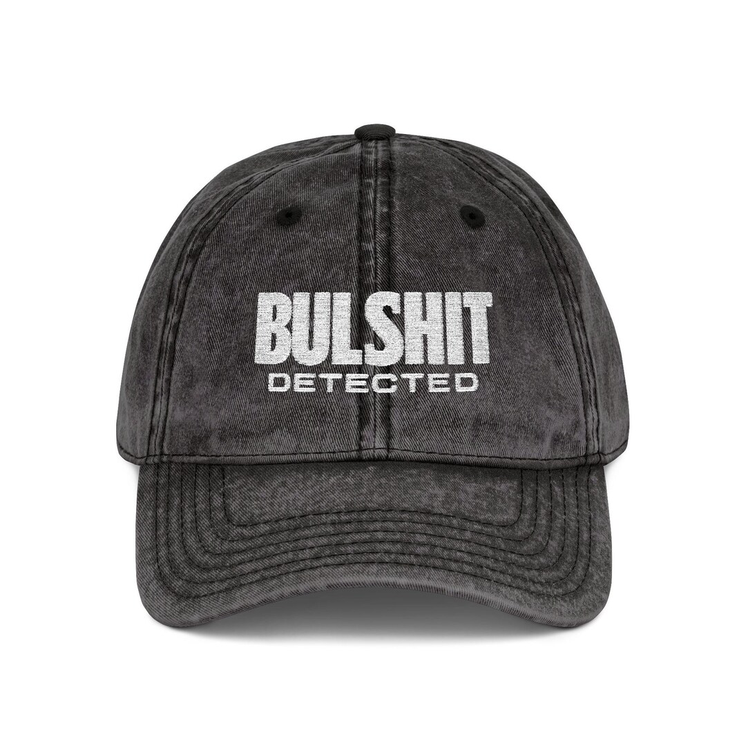 BULSHIT DETECTED - Phonetic English at Its Finest | Vintage Cap - Etsy