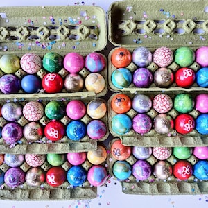 CASCARONES, Confetti Eggs 6 Dozen - Fiesta, Party, Easter Eggs FUN- 72 Eggs