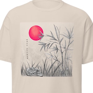 Oriental Ball Python - Funny Snake Illustration Shirt - Classic Unisex Tee - Snake Lover Gift - Everyday Graphic Tee - Python Regius