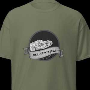 Puff Adder -  Snake Illustration Shirt - Classic Unisex Tee - Reptile Lover Gift - Everyday Graphic