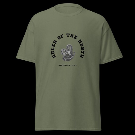 Ruler of the North - Funny Snake Illustration Shirt - Classic Unisex Tee - Snake Lover Gift - Everyday Graphic Tee - Viper - Vipera Berus