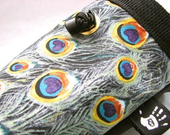 Climbing Chalkbag Peacock Feathers Fleece Lined