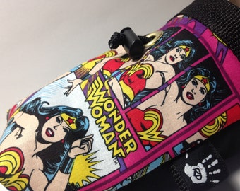 Wonder Woman Chalkbag Rock Climbing Fleece Lined