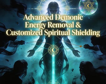 Sesión de limpieza del aura, eliminación de energía demoníaca y protección espiritual.