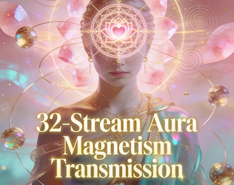 Conjunto de arte energético de magnetismo radiante: mejora continua del aura con informe energético personalizado