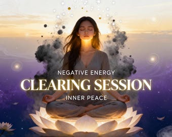 Sesión de limpieza de energía negativa para una limpieza espiritual profunda y paz interior