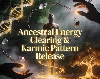 Activación de la limpieza de energía ancestral: liberación de traumas generacionales y patrones kármicos