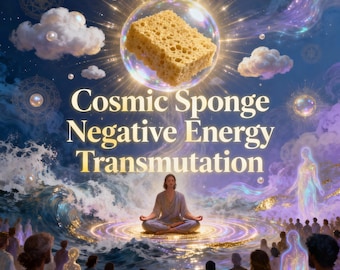 Cosmic Sponge Aura Cleanse Absorb Negative Energy Remote Healing Activation