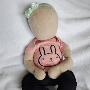 Zacht verzwaarde pasgeboren babypop, genderneutraal, broer of zus, therapie, fotorekwisiet, GRATIS binnenlandse verzending