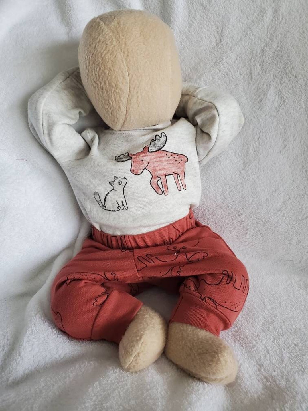 Soft Weighted Preemie Size Newborn Baby Doll, Gender Neutral, Sibling Doll, Therapy, Photo Prop