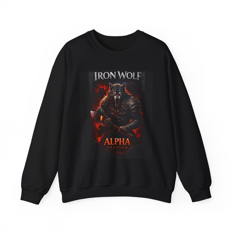 Alpha Wolf Hoodies - Etsy