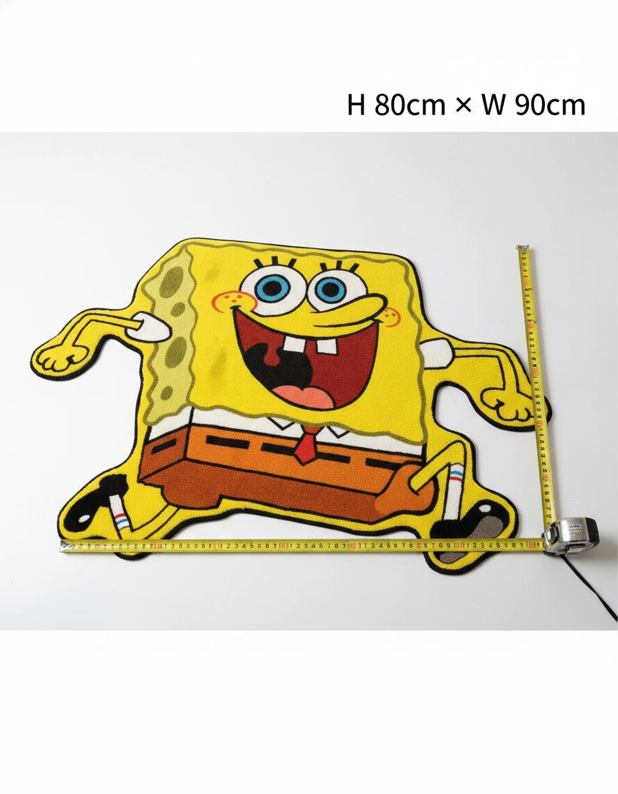 Spongebob Window Rug Spongebob Rug | Spongebob Carpet | Cartoon Character Area Rug | Funny ...