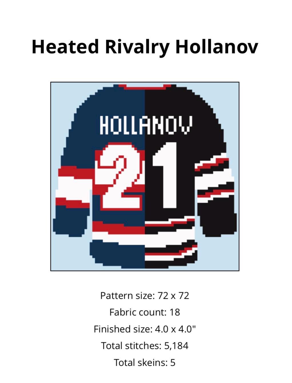 Heated Rivalry Alignment Chart Heated Rivalry Needlepoint Digital Chart / Cross-stitch Design Hockey ...