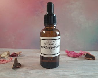 Aceite de masaje para conciliar el sueño