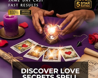 DISCOVER LOVE SECRETS Ritual, relationship insight, emotional clarity ritual, truth revealing magic, love understanding, intuition awakening
