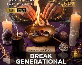 BREAK GENERATIONAL CURSES Ritual, ancestral healing, family pattern clearing ritual, karmic release magic, lineage cleansing, renewal