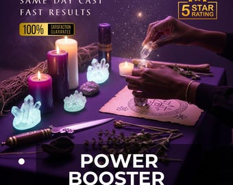 Power Boost Ritual Tool, Spiritual Power Amplifier