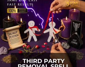 THIRD PARTY REMOVAL Ritual, relationship clarity, love interference clearing, romantic cleansing, connection restoration, bond healing
