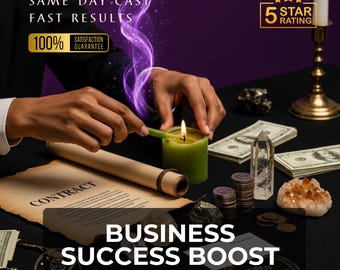 BUSINESS SUCCESS BOOST Ritual, business growth, success energy ritual, career prosperity magic, opportunity attraction, professional focus