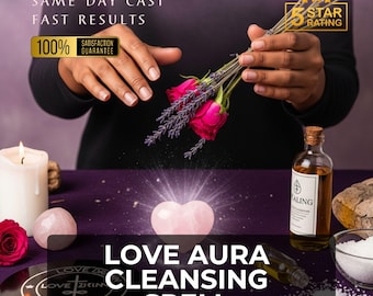 Hechizo de limpieza del aura de amor, ritual de sanación energética del corazón