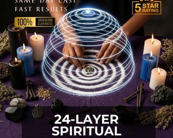 24-LAYER SPIRITUAL SHIELD Ritual, advanced protection, multi layer energy shield, aura defense ritual, spiritual safety magic, energy