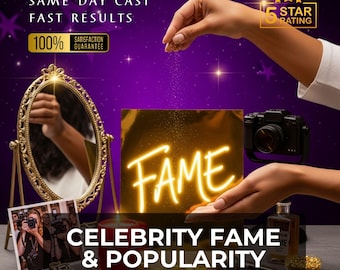 CELEBRITY FAME & POPULARITY Ritual, fame attraction, popularity boost ritual, spotlight energy magic, public recognition, social influence