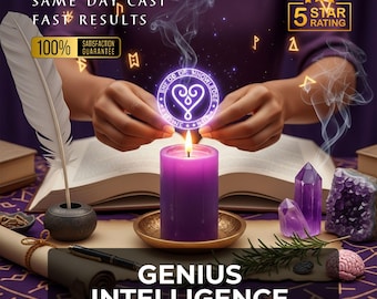 Genius Intelligence Spell, Mental Clarity Ritual, Focus Magic