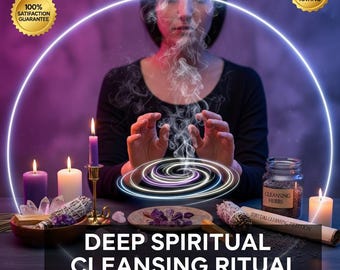 Deep Spiritual Cleansing Ritual Kit: Energy Purification & Inner Renewal