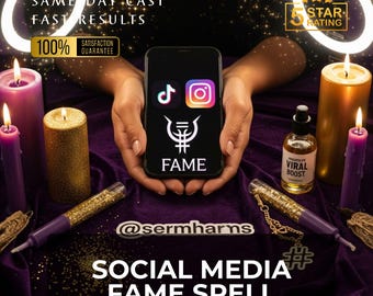 Social Media Fame Ritual, Online Popularity, Influence Attraction, Viral Energy Focus