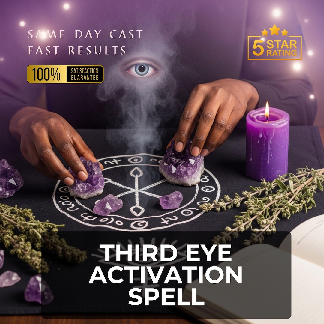 Third Eye Activation Spell, Intuition Awakening, Spiritual Awareness - Etsy