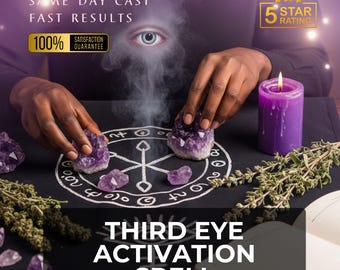 Third Eye Activation Spell, Intuition Awakening, Spiritual Awareness