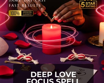 DEEP LOVE FOCUS Ritual, love focus, emotional clarity ritual, heart connection magic, love intention, relationship energy, romantic focus