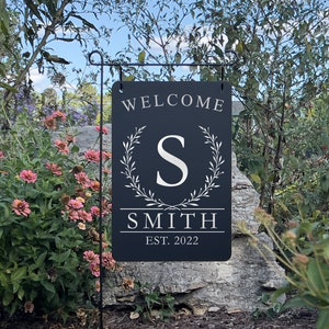 Custom Flag Alternative – Engraved Metal Garden Sign | Outdoor Lover Gift | Weatherproof Yard Sign | Mailbox & Garden Decor | Personalized