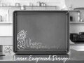 Personalized Engraved Baking Sheet | Custom Aluminum Cookie Pan | Oven-Ready Sheet Tray | Unique Baker Gift | Owl Gift